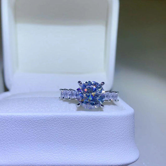 3 Carat Moissanite 925 Sterling Silver Ring Carauana Store