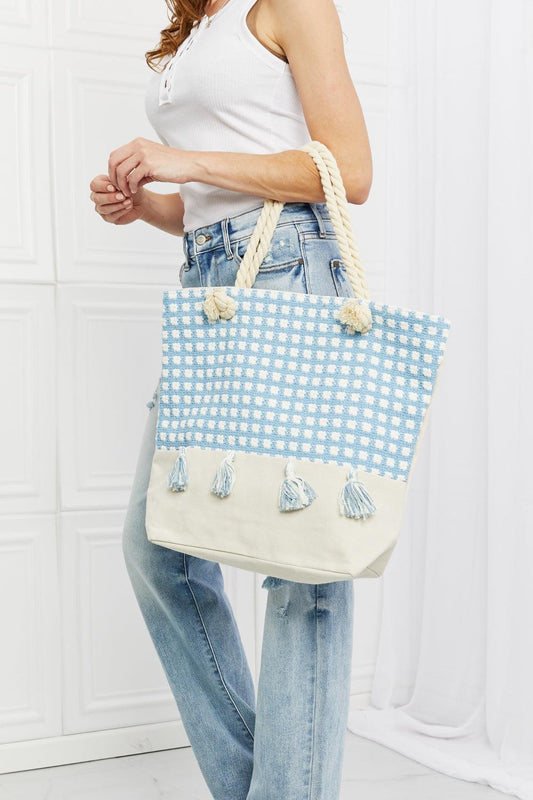 Justin Taylor Picnic Date Tassel Tote Bag Carauana Store