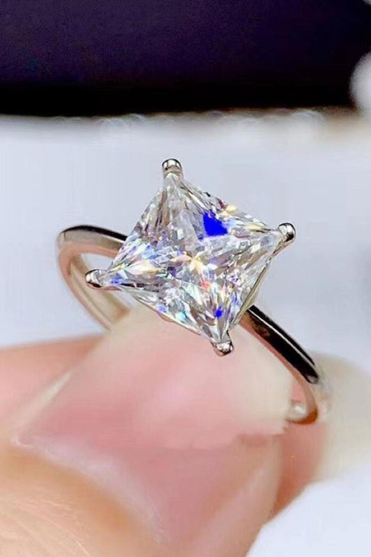 5 Carat Moissanite Solitaire Ring Carauana Store
