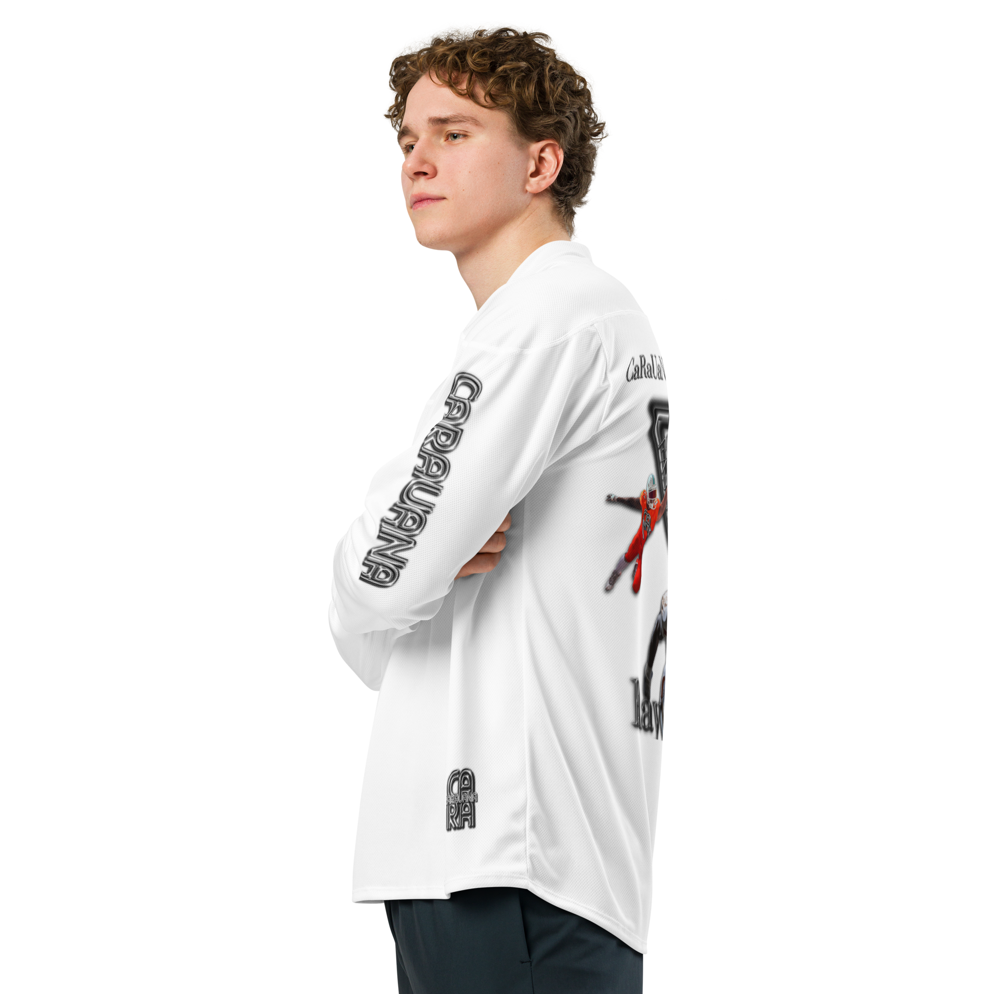 🏈 Sweatshirt CaRaUaNa american football white Carauana Store