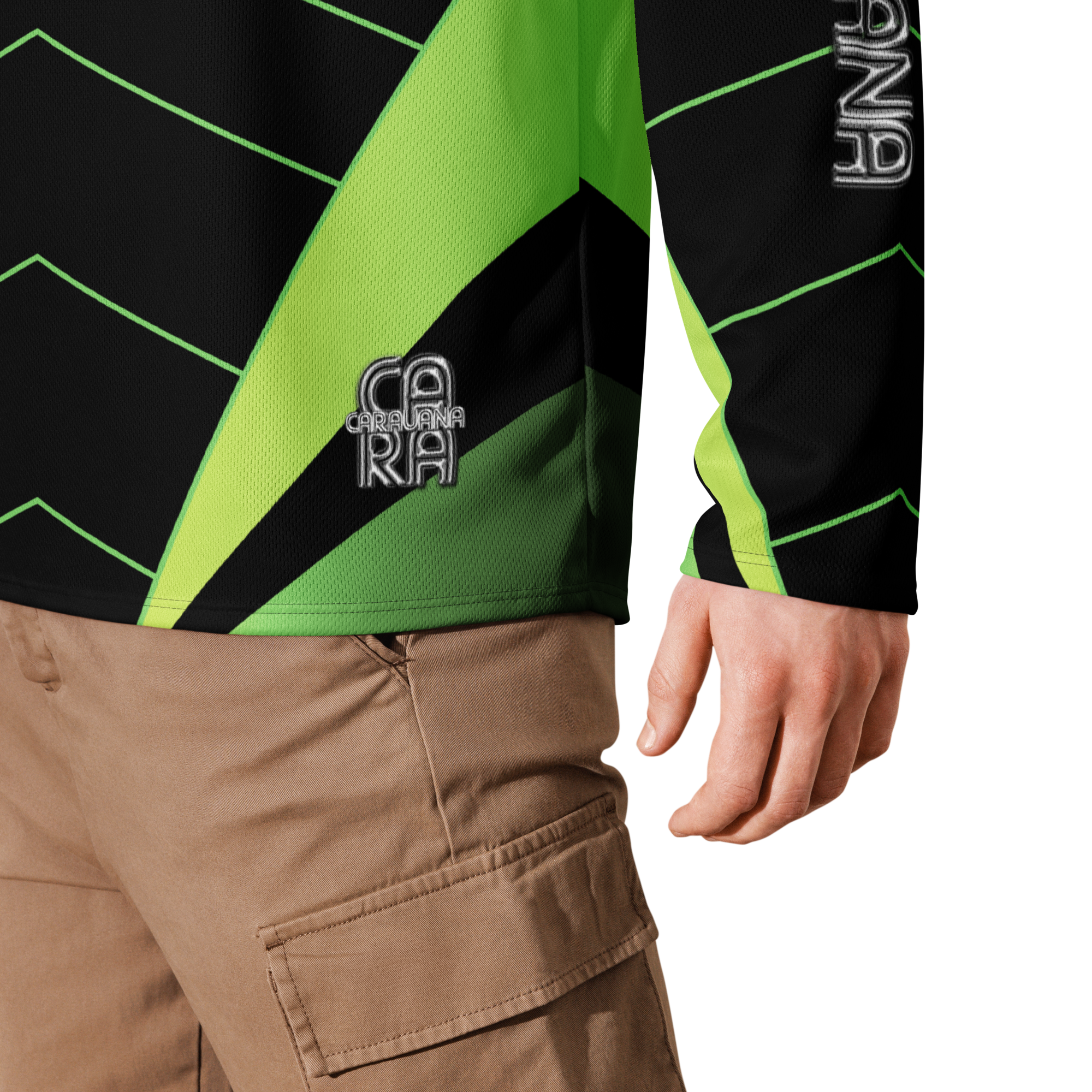 🥎 Premium® Sweatshirt CaRaUaNa – Tennis Black Green Carauana Store