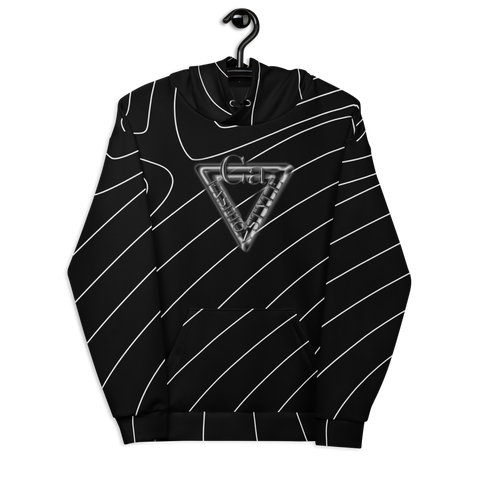 CaRaUaNa Unisex Hoodie Black Branded