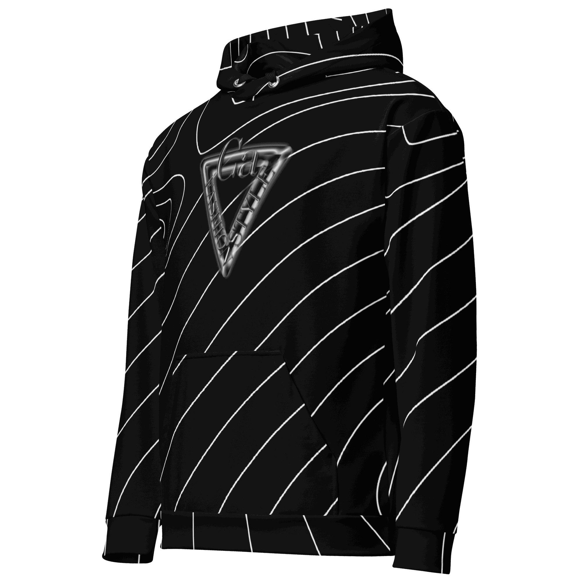 CaRaUaNa Unisex Hoodie Schwarz Markenprodukt