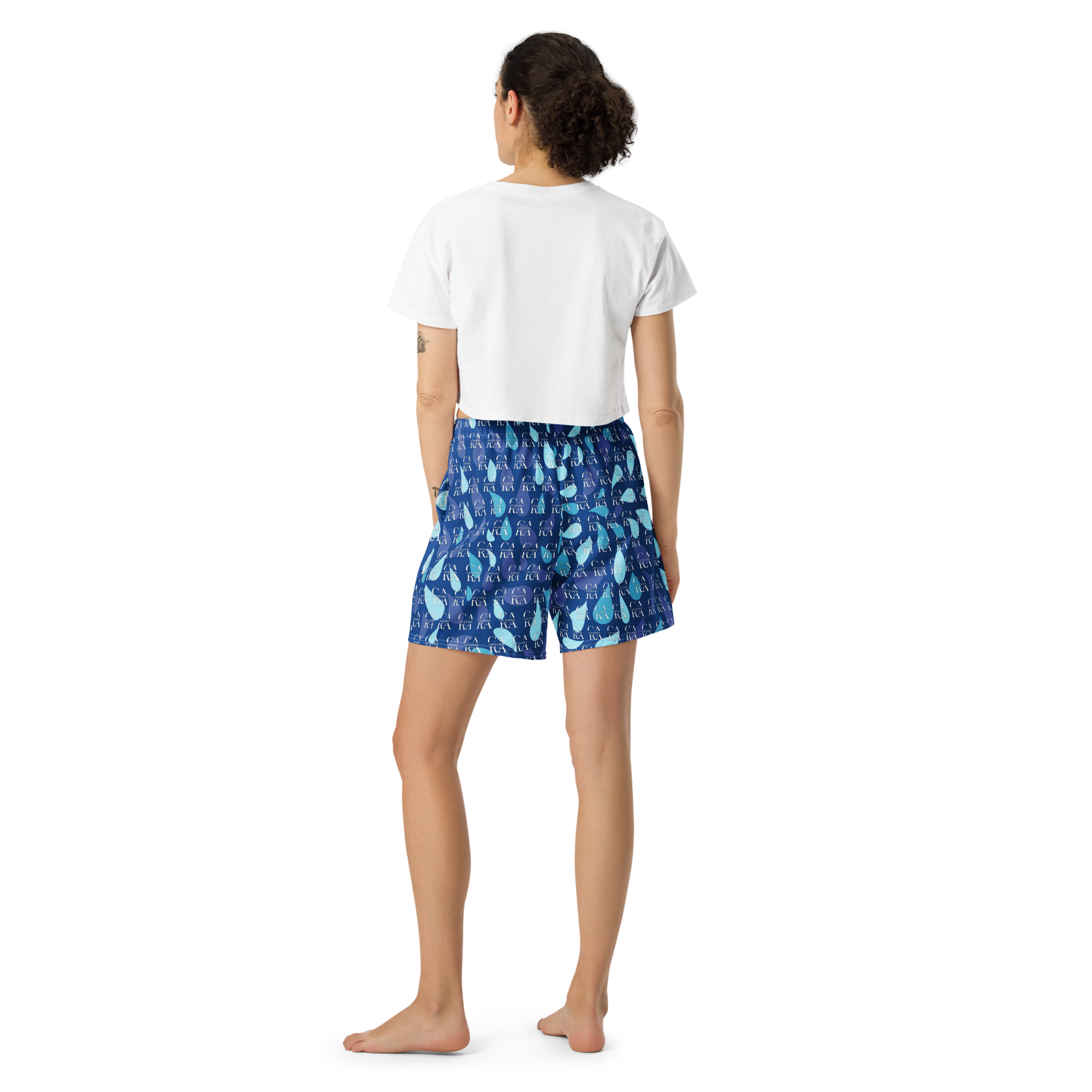 CaRaUaNa Athletic Shorts Unisex blue sky Carauana Store