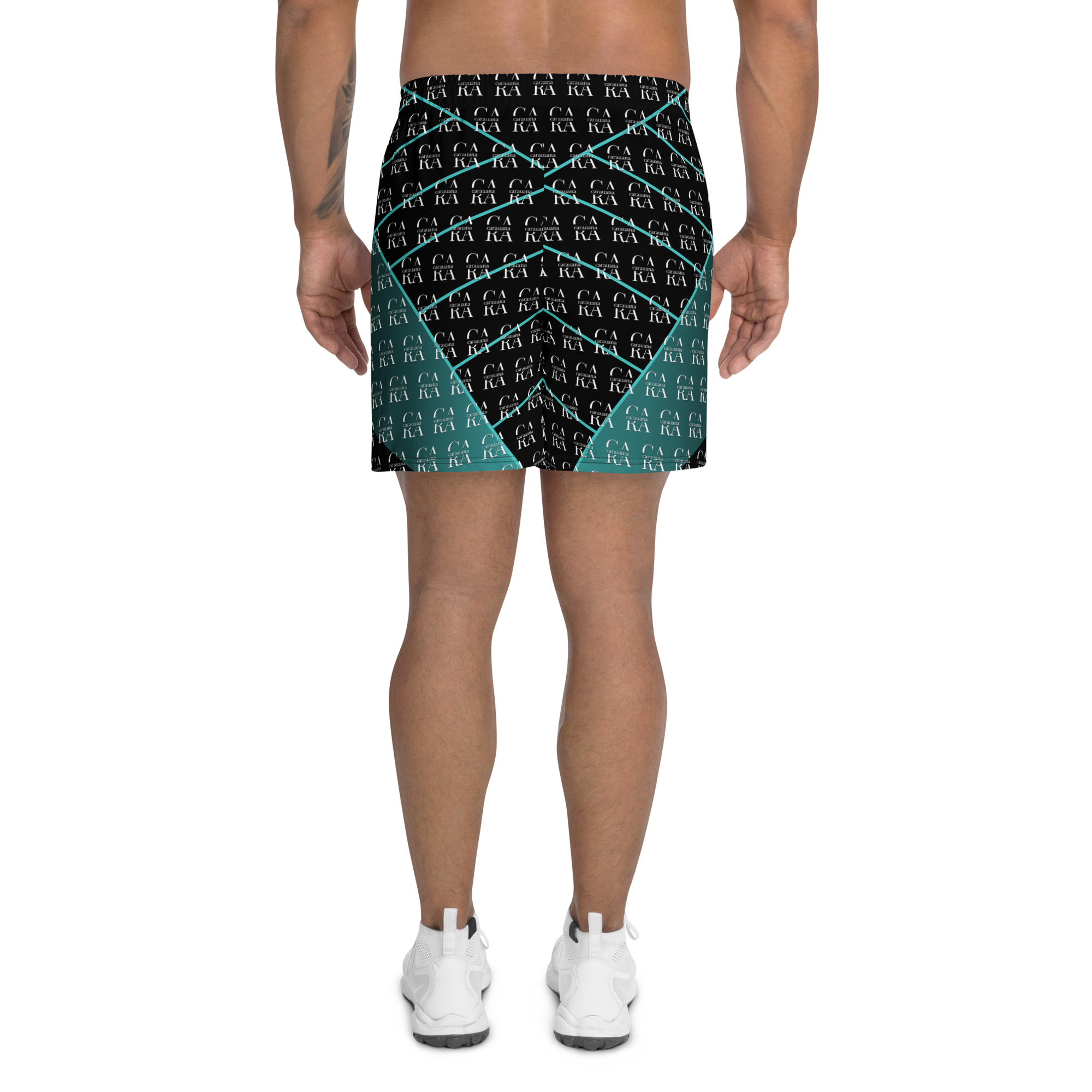 CaRaUaNa Athletic Shorts Unisex Green Famous Carauana Store