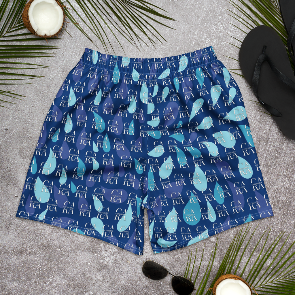 CaRaUaNa Athletic Shorts Unisex blue sky Carauana Store