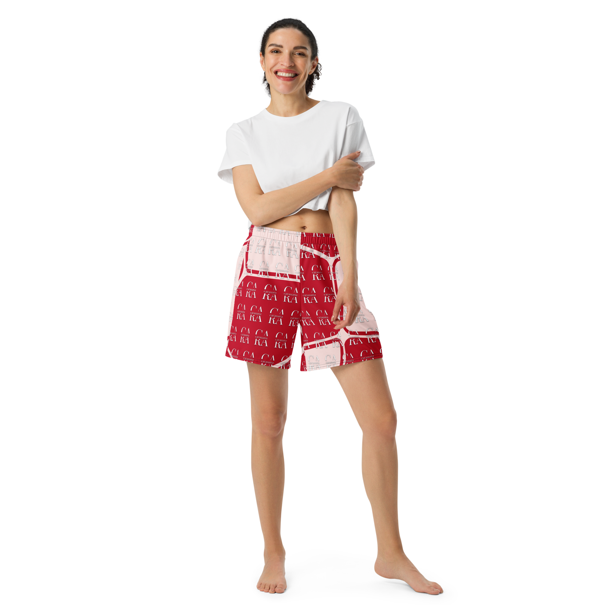 Unisex Athletic Long Shorts CaRaUaNa KiKi Hot Carauana Store