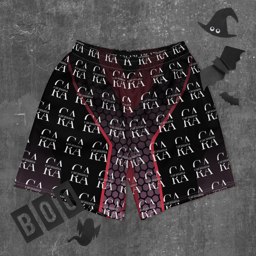 CaRaUaNa Athletic Shorts Unisex black PINK Carauana Store