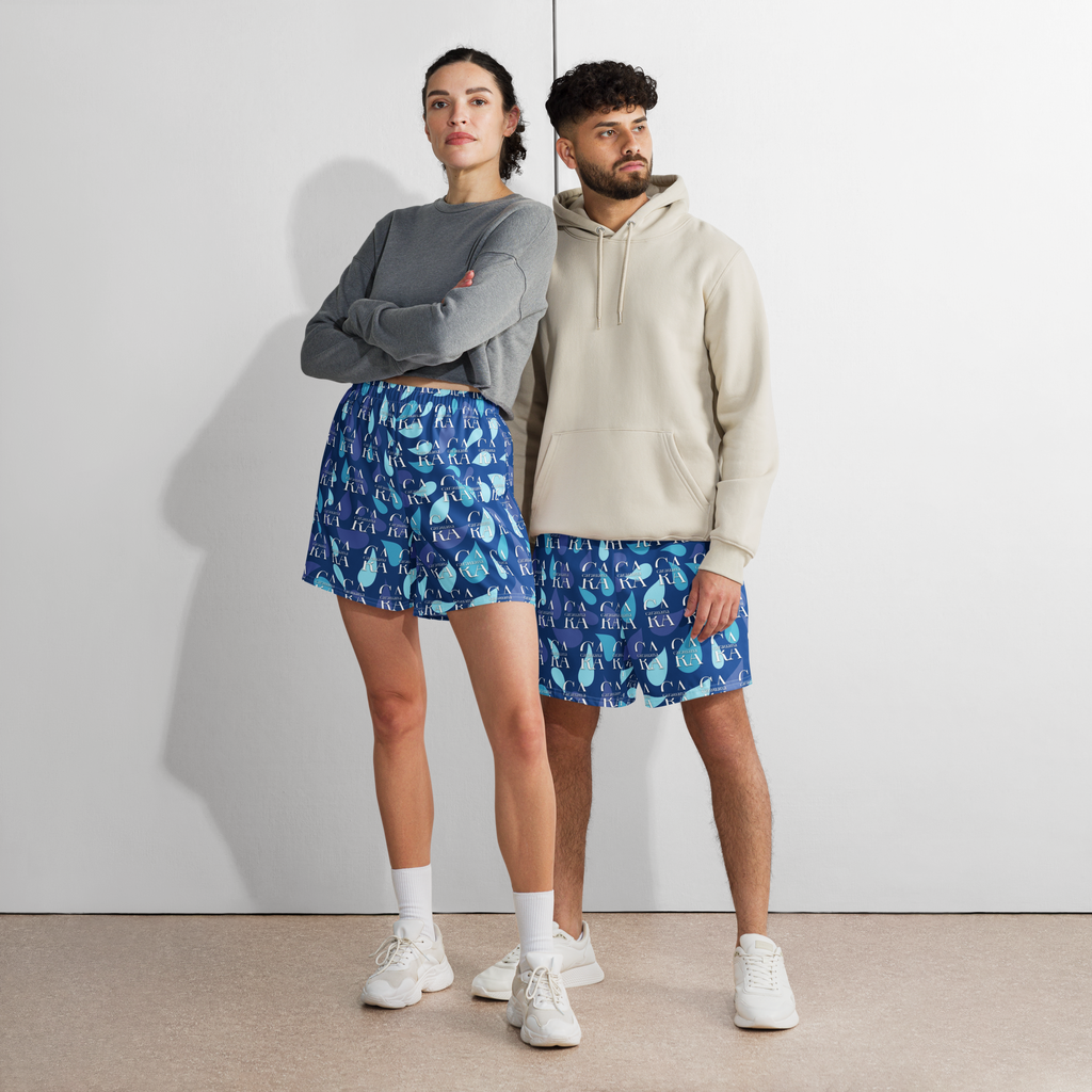 CaRaUaNa Athletic Shorts Unisex blue sky Carauana Store
