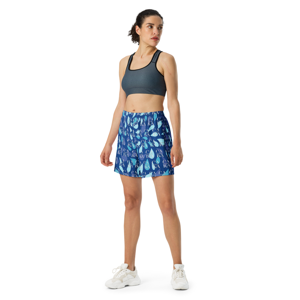 CaRaUaNa Athletic Shorts Unisex blue sky Carauana Store