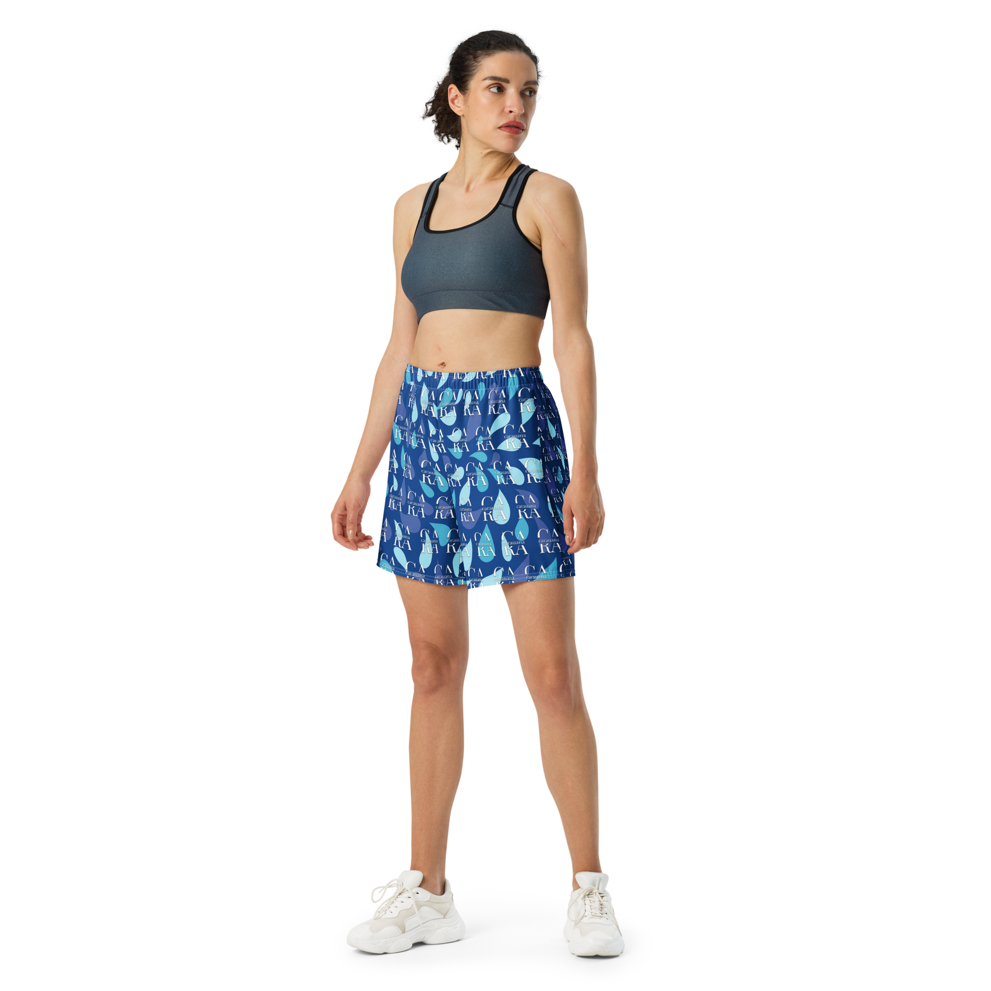 CaRaUaNa Athletic Shorts Unisex blue sky Carauana Store