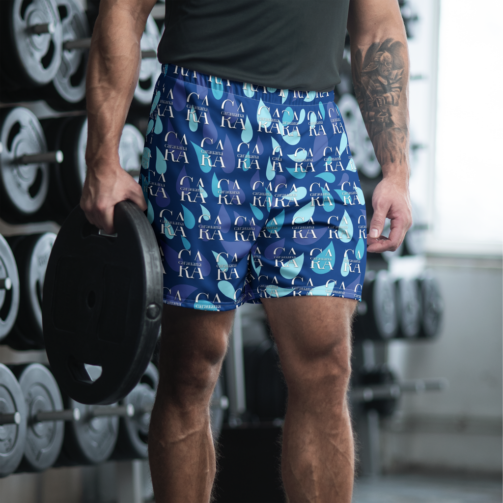 CaRaUaNa Athletic Shorts Unisex blue sky Carauana Store