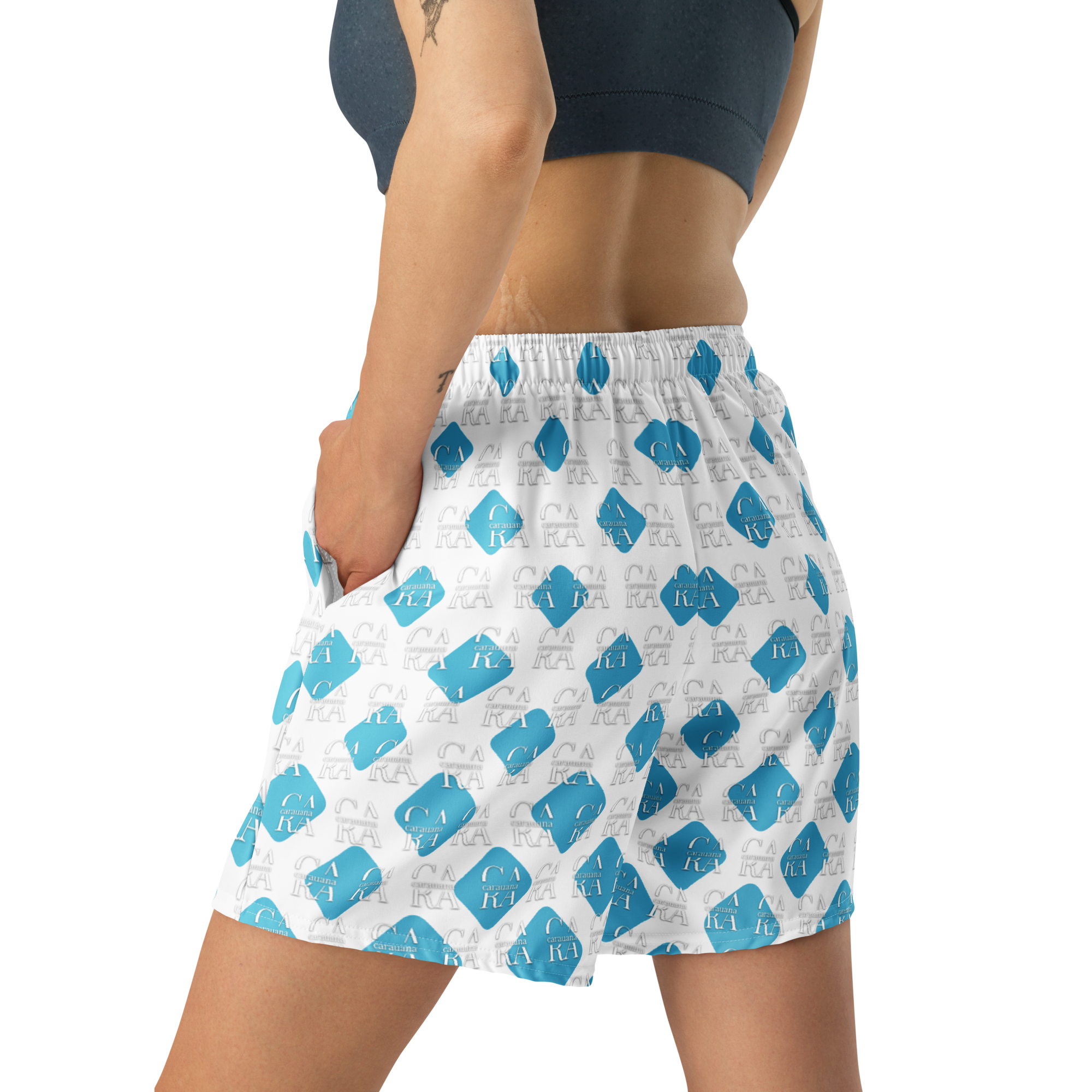 Unisex Athletic Long Shorts CaRaUaNa Cube Style Carauana Store