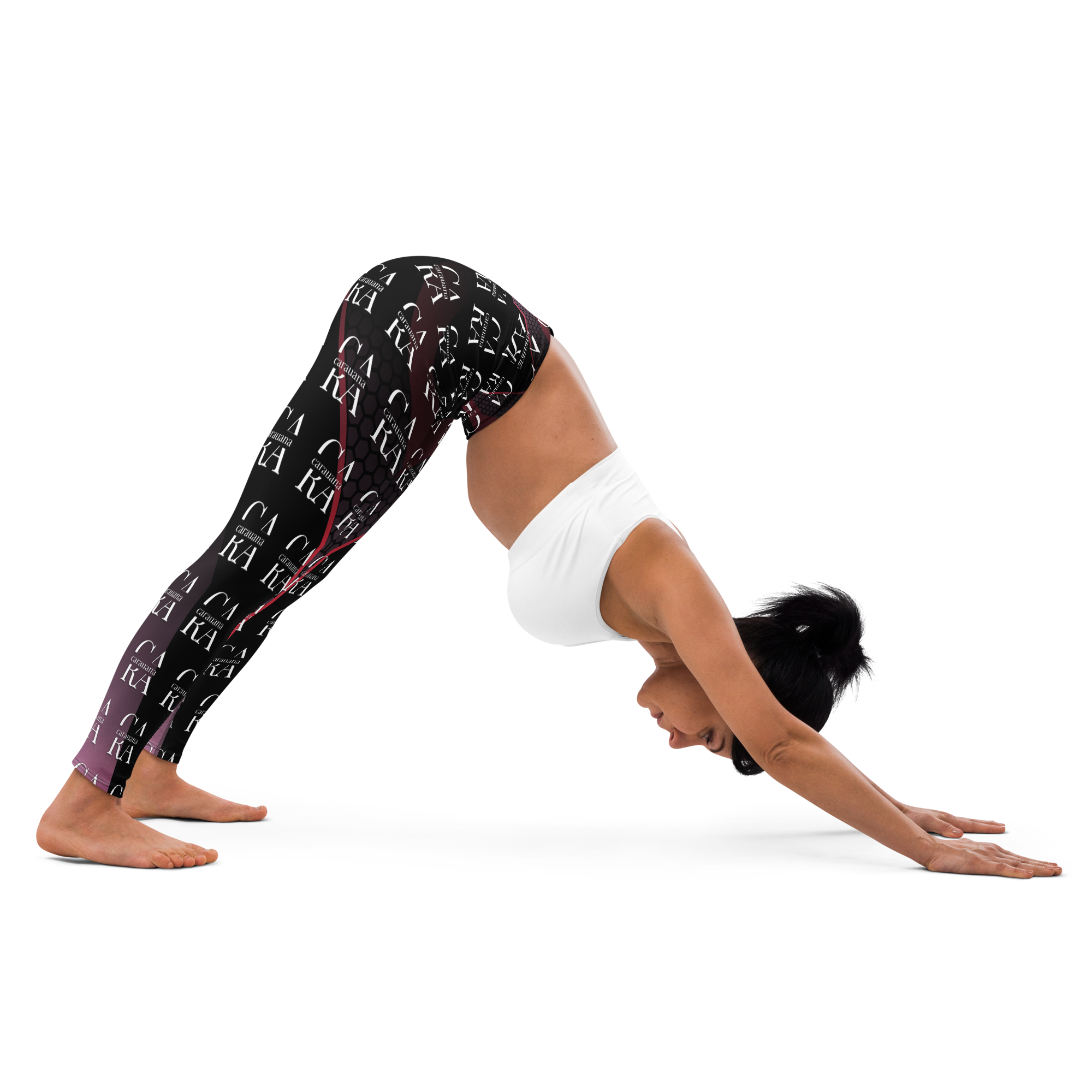 CaRaUaNa Leggings SPORT black Pink Carauana Store