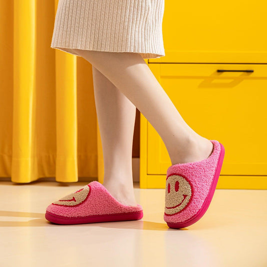 Melody Smiley Face Slippers Carauana Store