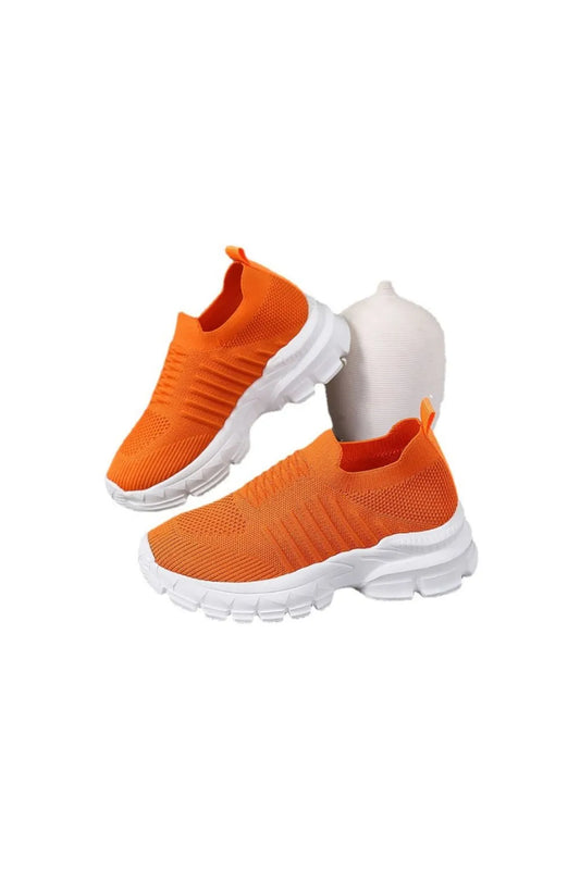 Breathable Mesh Round Toe Platform Athletic Carauana Store