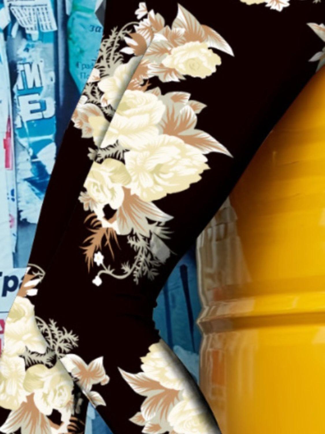 Printed High Waist Skinny Leggings Carauana Store