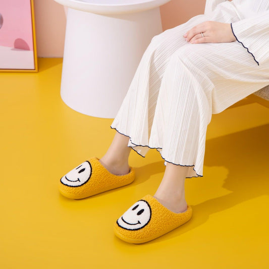 Melody Smiley Face Slippers Carauana Store