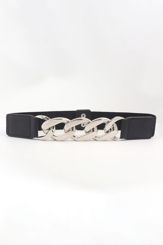 Chain Detail Elastic Belt Carauana Store