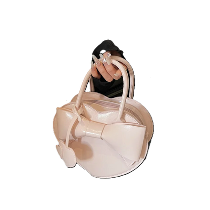 Carauana Lovely Shoulder Bag - Heart-Shaped PU Leather Bag
