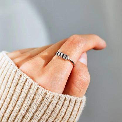 Inlaid Zircon 925 Sterling Silver Ring Carauana Store