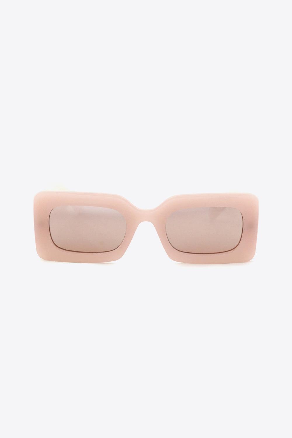 Polycarbonate Frame Rectangle Sunglasses Carauana Store