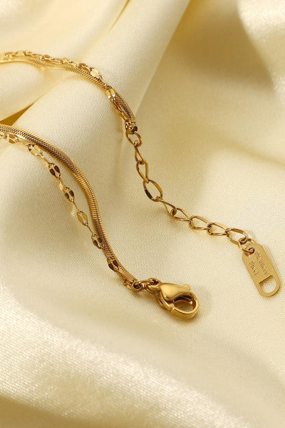 Icing on the Cake Rhinestone Double-Layered Bracelet Carauana Store