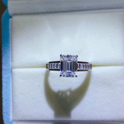 3 Carat Moissanite 925 Sterling Silver Ring Carauana Store