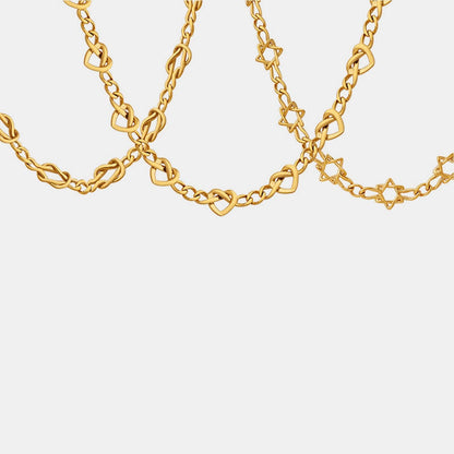 Brass Titanium Steel Necklace Carauana Store