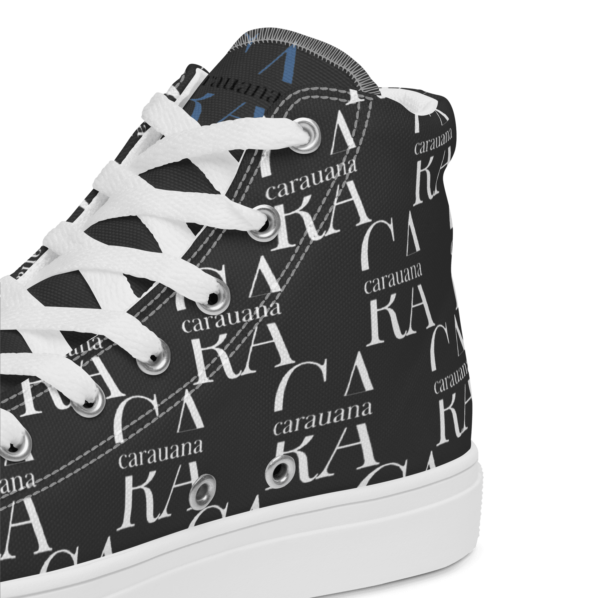 CARAUANA Hip Hop canvas shoes Black Branded