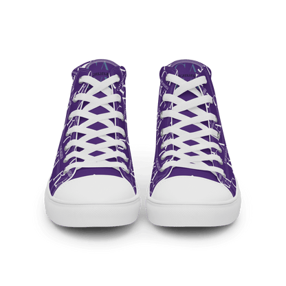 CARAUANA Hip Hop canvas shoes violet Branded