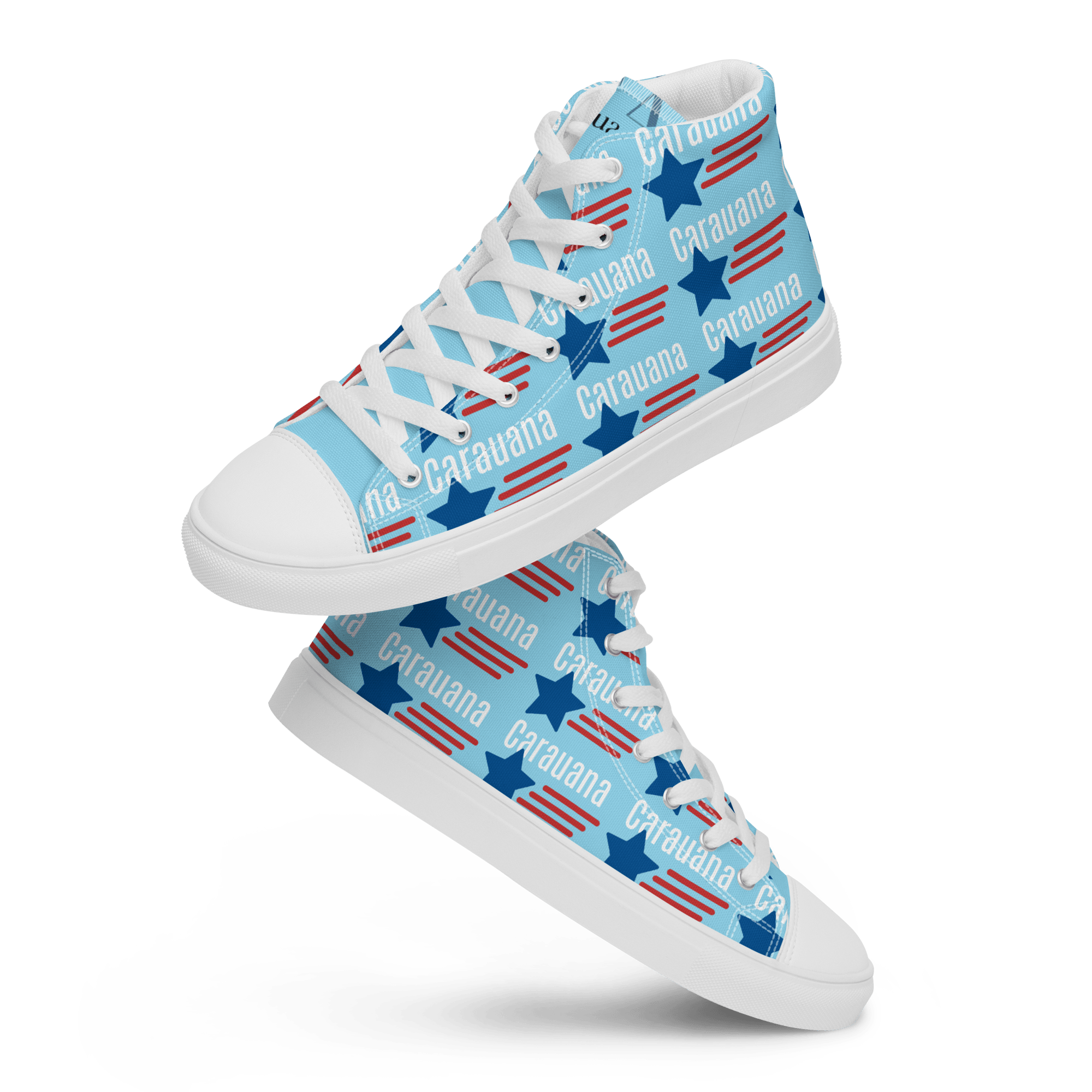 CARAUANA Hip Hop canvas shoes sky blue USA Carauana Store
