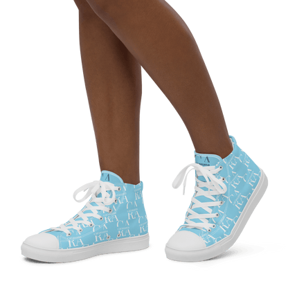 CARAUANA Hip Hop canvas shoes sky blue Branded