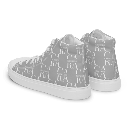 CARAUANA Hip Hop canvas shoes Grey Branded