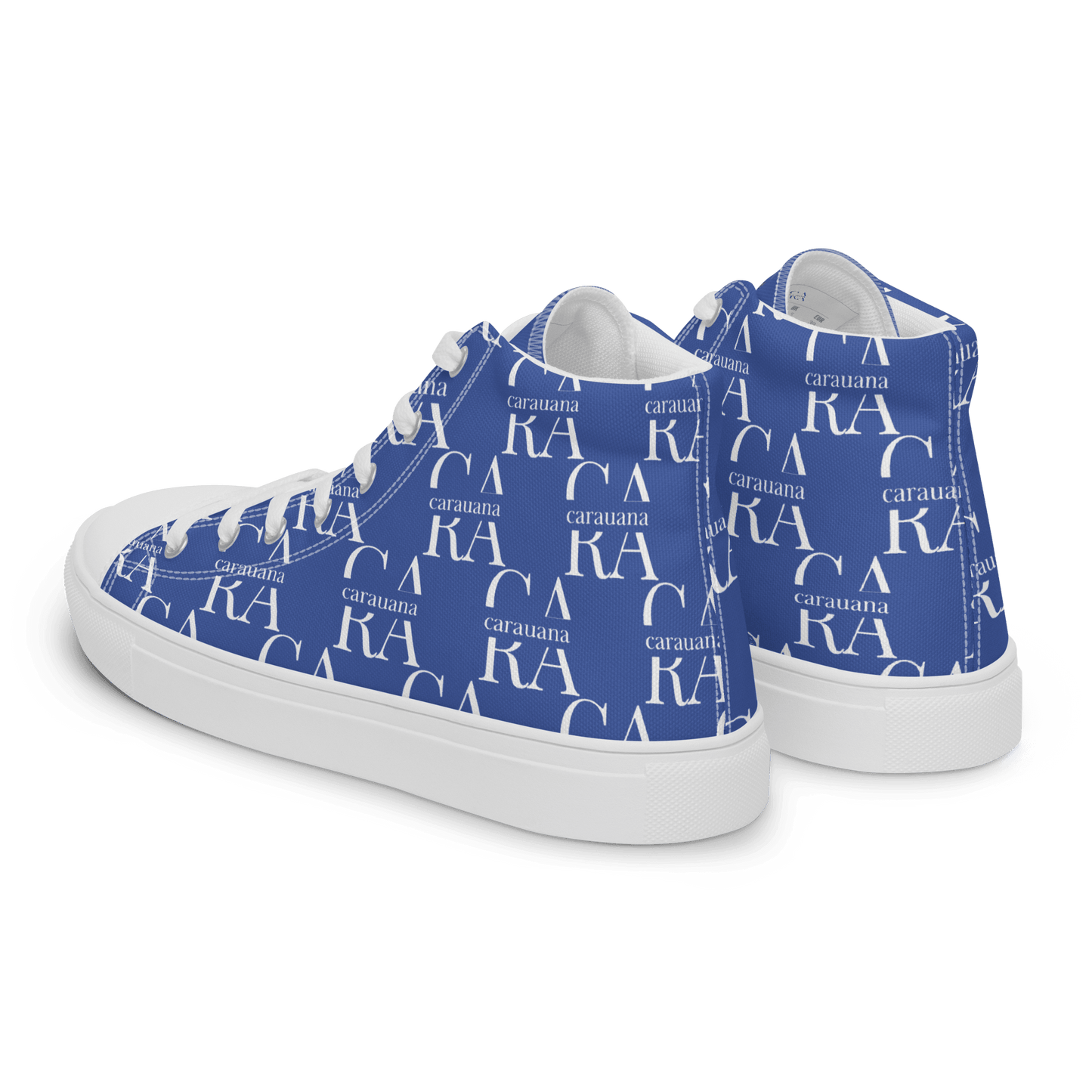 CARAUANA Hip Hop canvas shoes Blue Branded