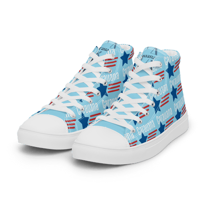 CARAUANA Hip Hop canvas shoes sky blue USA