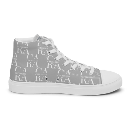 CARAUANA Hip Hop canvas shoes Grey Branded