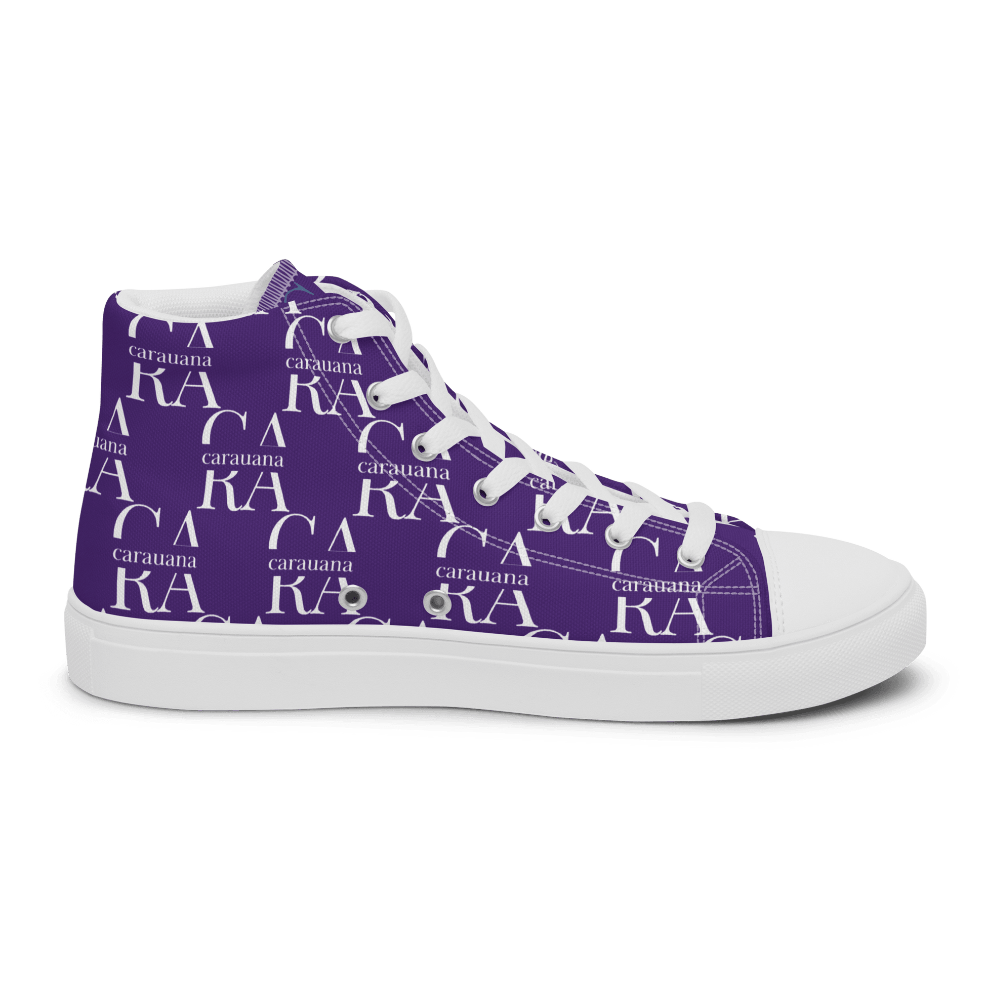 CARAUANA Hip Hop canvas shoes violet Branded