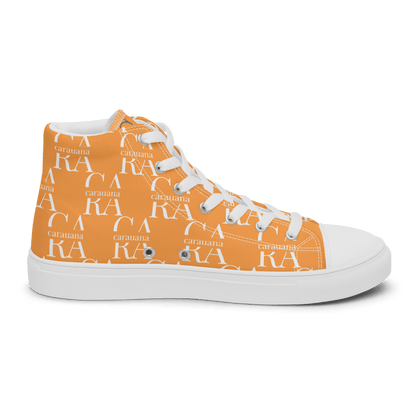 CARAUANA Hip Hop canvas shoes Orange Branded