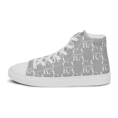 CARAUANA Hip Hop canvas shoes Grey Branded