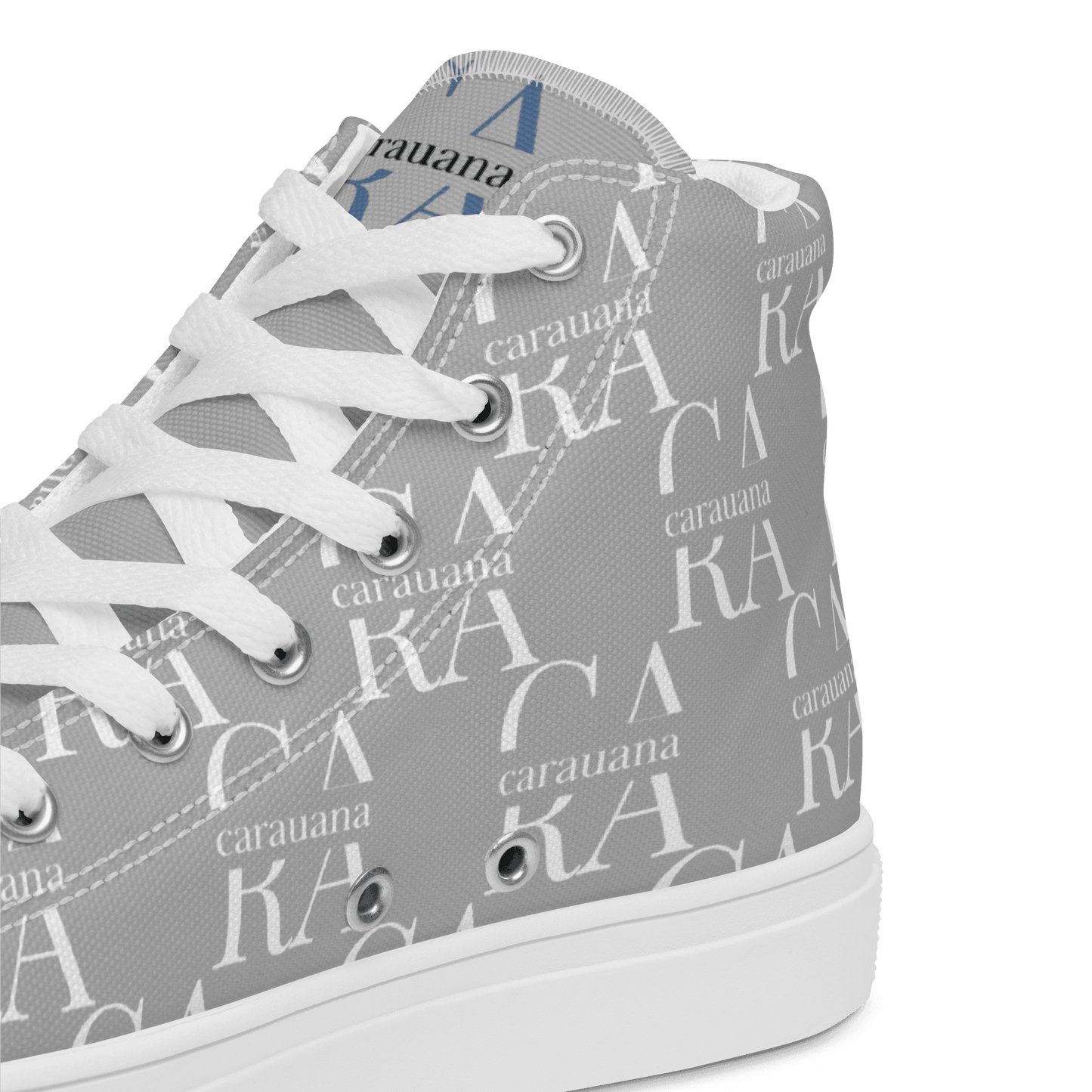 CARAUANA Hip Hop canvas shoes Grey Branded