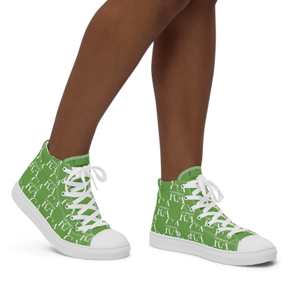 CARAUANA Hip Hop canvas shoes Green Branded