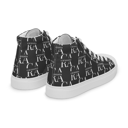 CARAUANA Hip Hop canvas shoes Black Branded