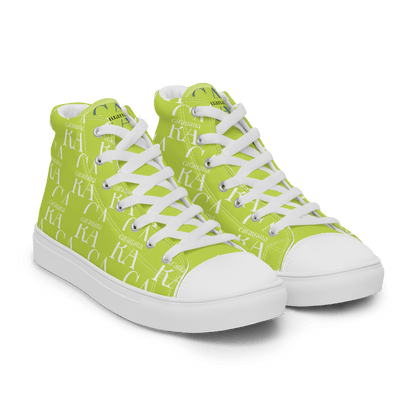 CARAUANA Hip Hop canvas shoes Lemon Branded