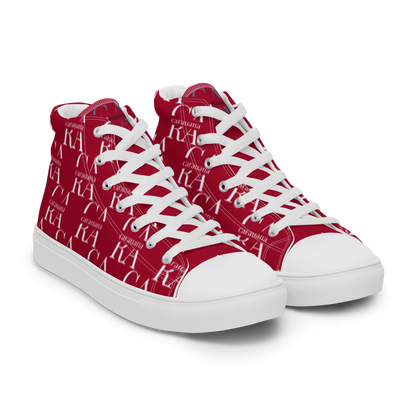 womens-high-top-canvas-shoes-RED